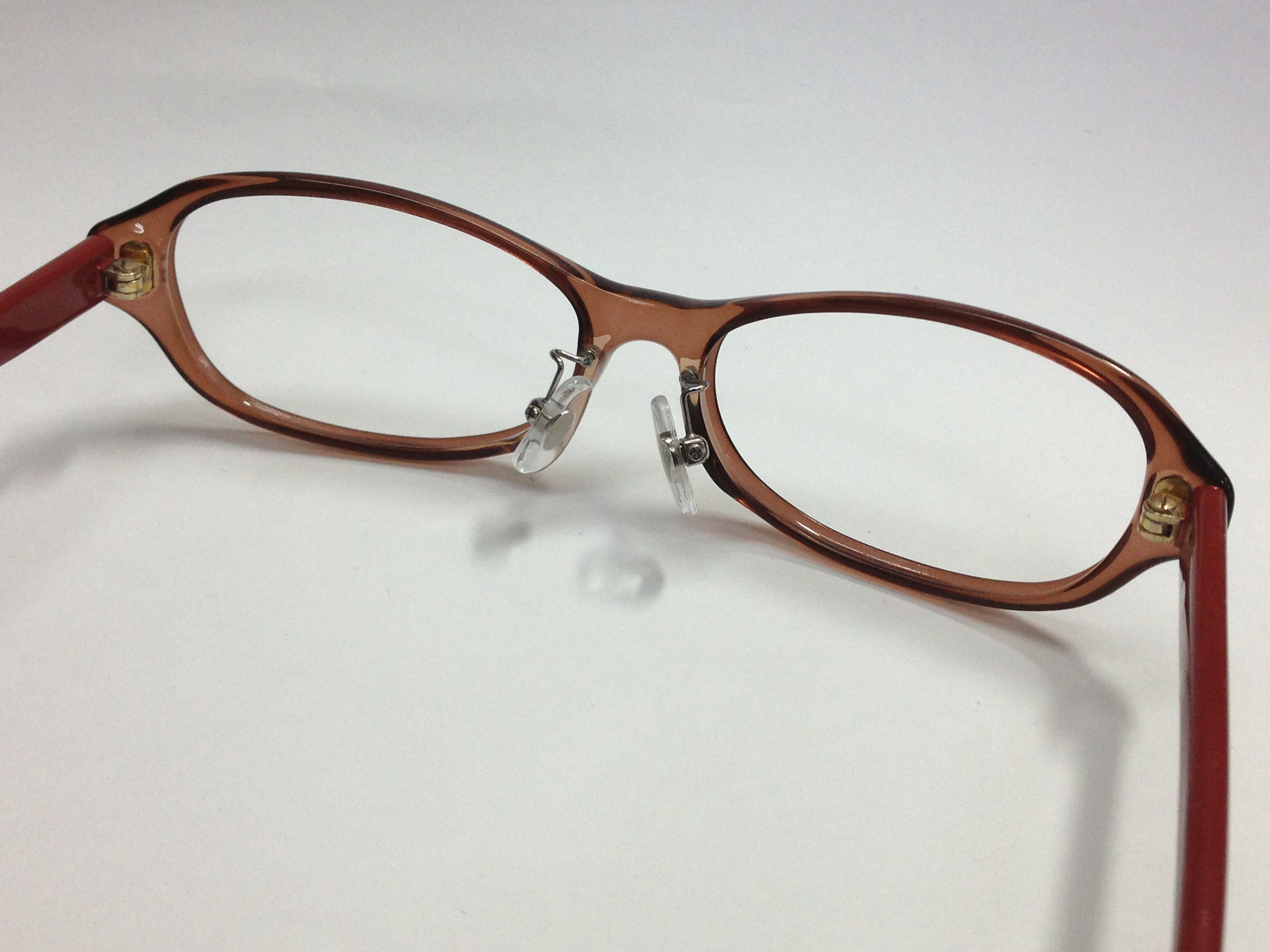 修理後のめがね